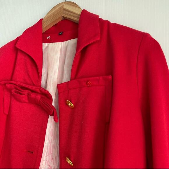 Cabi Beau Jacket Love, Carol Collection red blazer jacket size 2 bow Valentine - Picture 6 of 12